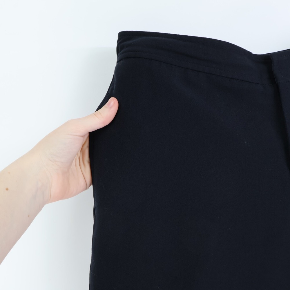Eddie Bauer Dress Pants Mercer Fit Womens 6P Dark Blue Mid Rise Pockets Bootcut - Picture 5 of 6